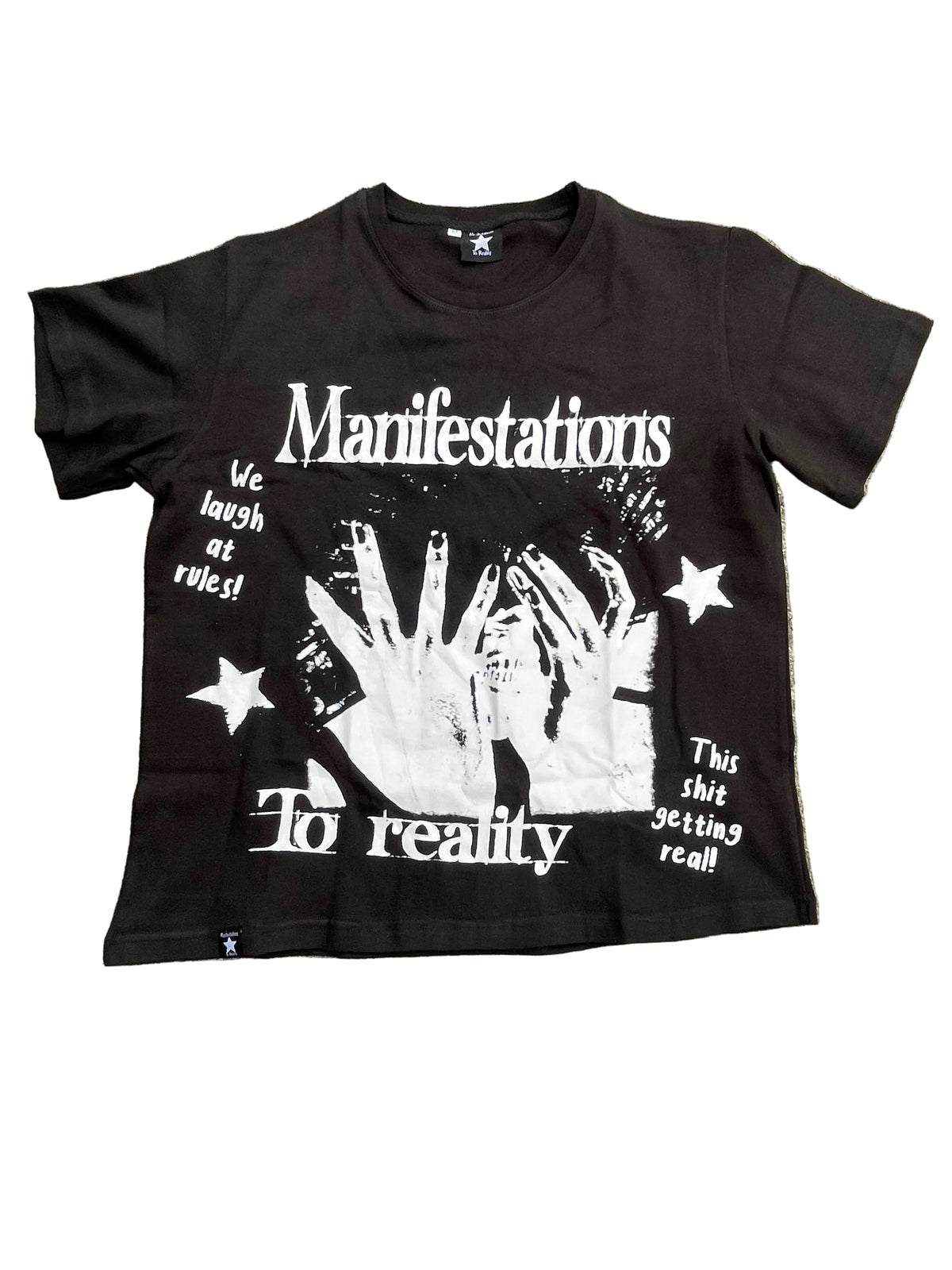 Manifestations To Reality Tee-black