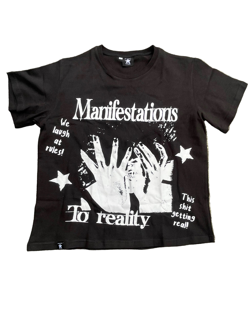 Manifestations To Reality Tee-black