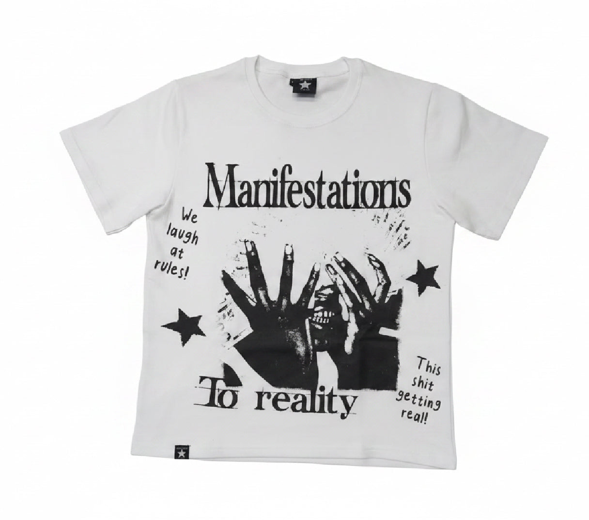Manifestations To Reality Tee - White