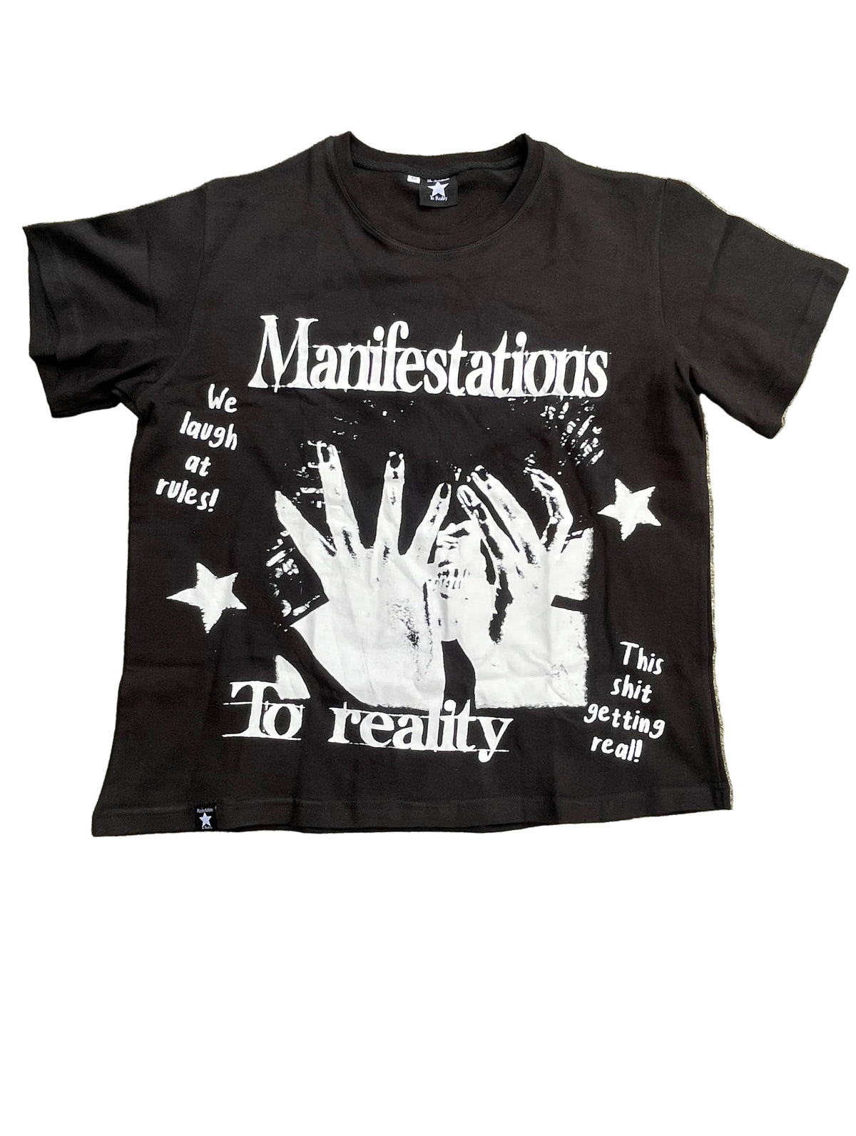 Manifestations To Reality Tee-black